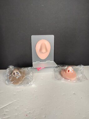 OLYCRAFT 3PCS  Silicone Nose Models Soft Silicone Flexible